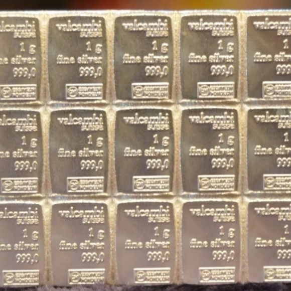 Troy oz [31pcs] (1 Gram) VALCAMBI BARS 1 Troy ounce of Valcambi Fine SILVER .999 - Picture 4 of 4